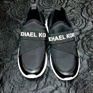 Michael Kors Slip-On Scuba Mixed Media Trainer Sneakers